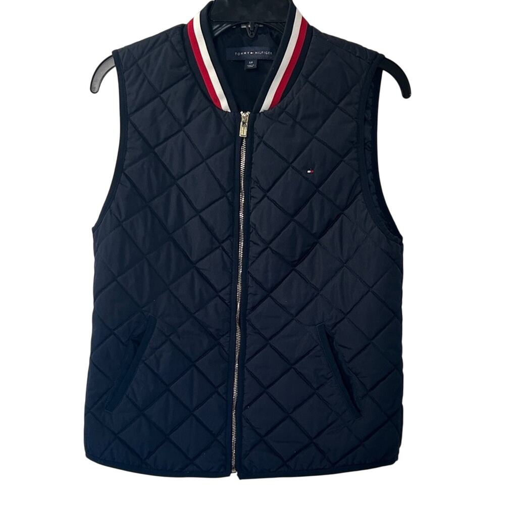 NWOT Tommy Hilfiger Women’s Navy Quilted Vest